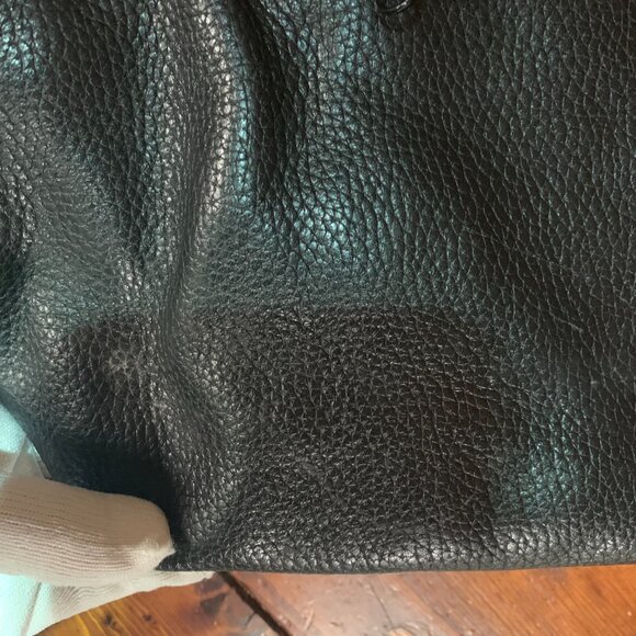 Brighton Pebbled Leather Women's Large Black Shoulder Satchel Bag Purse GUC - Picture 13 of 16